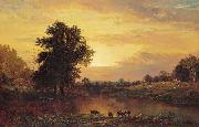 Alfred Thompson Bricher Sunset in the Catskills France oil painting artist